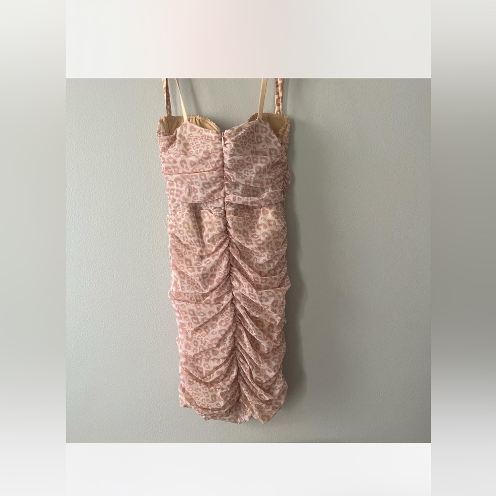 Oh Polly dress cheetah pink. NWT - Picture 2 of 5